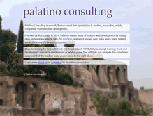 Tablet Screenshot of palatinoconsulting.com